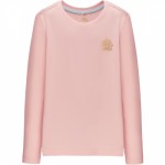 116G2901 Трикотажная футболка с длинными рукавами для девочки, цвет светло-розовый