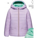 047G1105 Утепленная куртка для девочки. Цвет лиловый