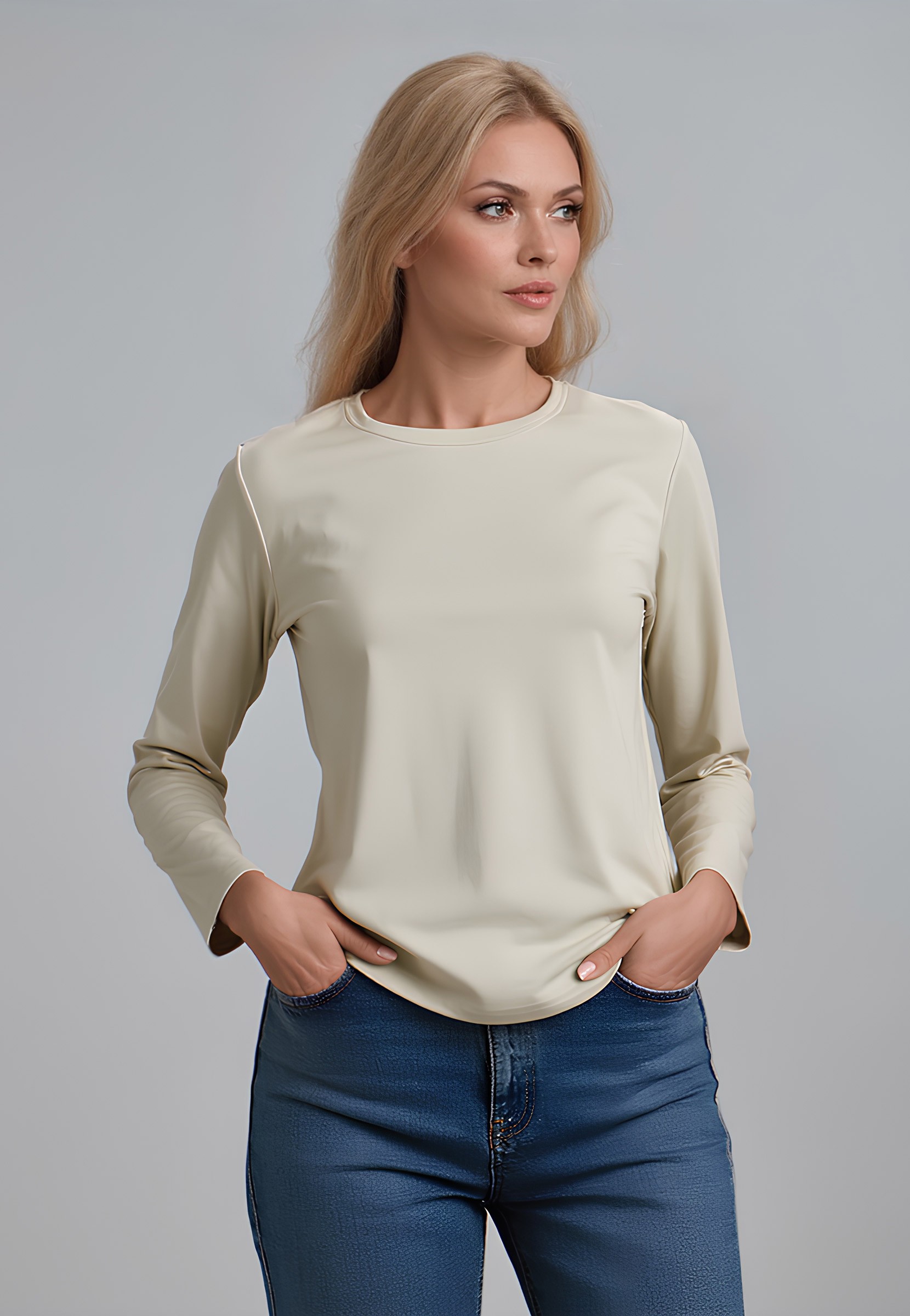 лонгслив хлопок