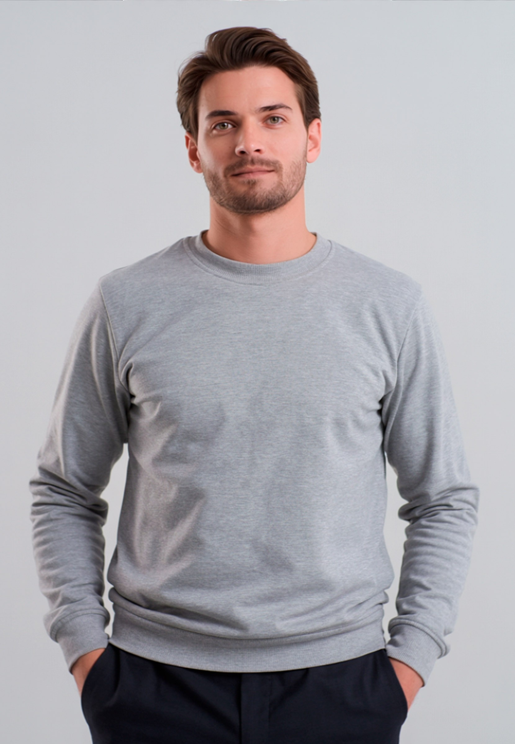 Свитшот с начесом мужской