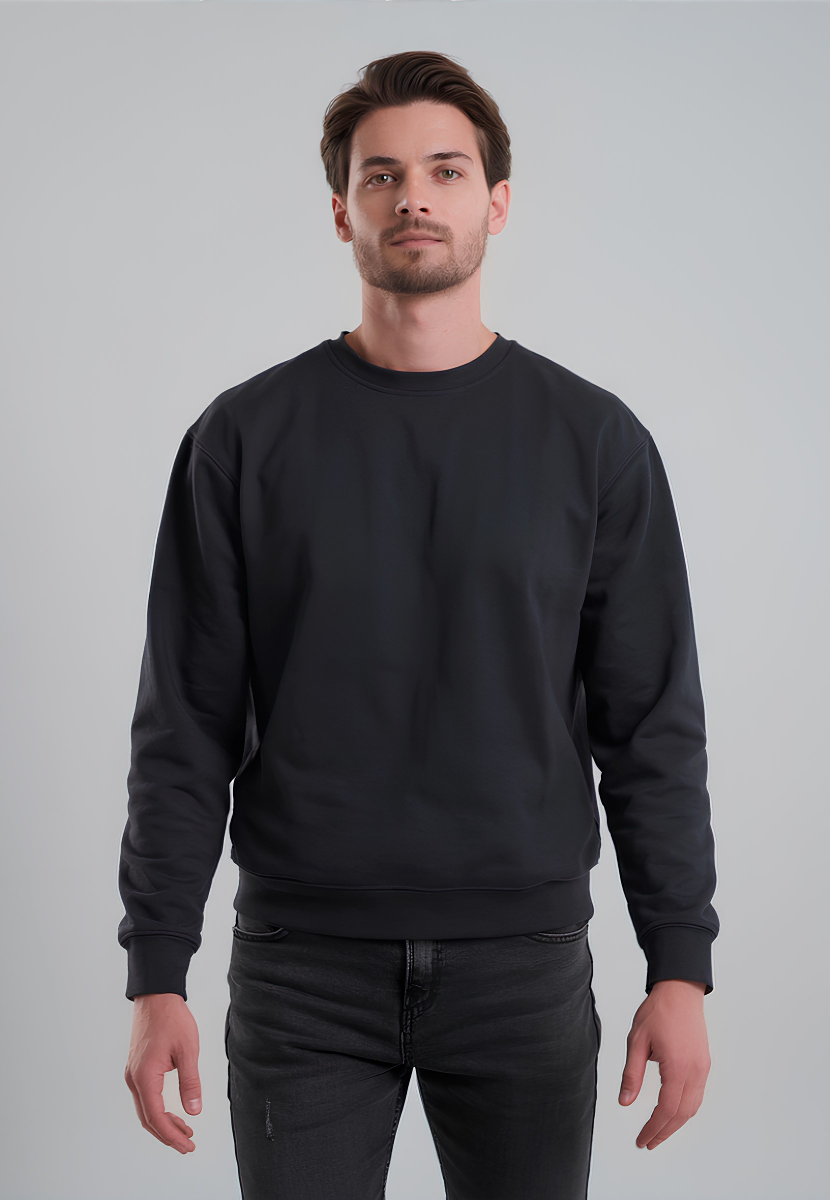 Свитшот с начесом мужской