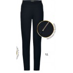 126W3201 Трикотажные брюки женские. Цвет черный