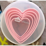 арт.11361 Форма для изготовления печенья Сердце. Набор 5 шт.