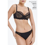 Бюстгальтер балконет с формованными чашками. Цвет черный, красный, бежевый. BM012 BM014 BM015