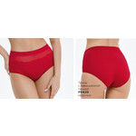 Трусы слипы c завышенной талией. Цвет черный, красный, бежевый. PH437 PH439 PH440